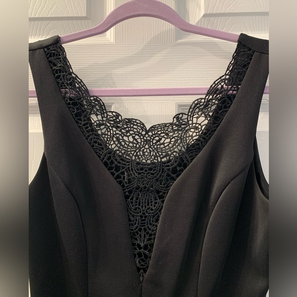 City Studio Black Dress with Lace Detailing - Medium - Picture 5 of 6